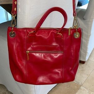 Hammitt Red Leather Satchel/Purse, Barely Used/Like New